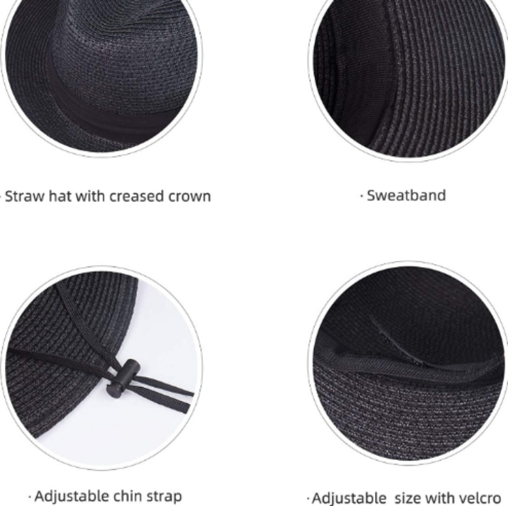 😎 Bestseller New Mens Straw Beach Hat 🏖️ - Picture 8 of 10